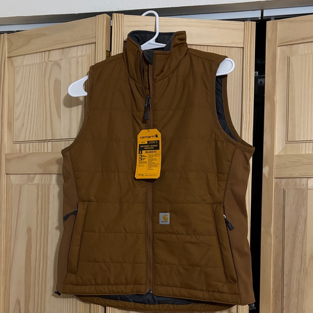 Carhartt Quilted Vest in Rich Brown